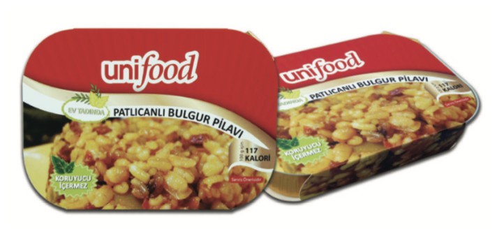 Patlıcanlı Bulgur Pilavı