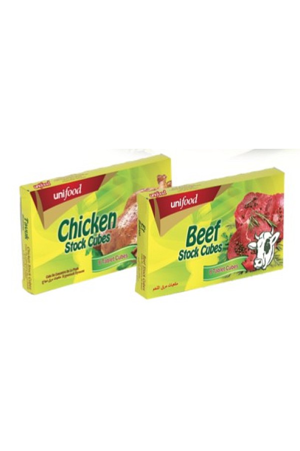 Beef - Chicken Mixed Bouillon Cubes 8 Tablets